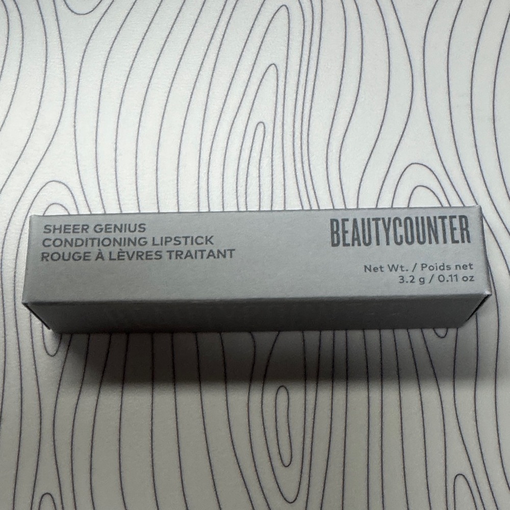 Beautycounter Sheer Genius Conditioning Lipstick - Lily NWOT